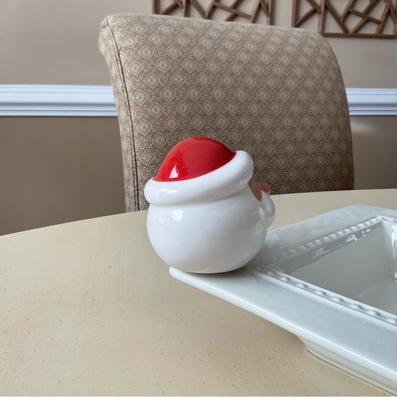 HO HO HO Santa Head Platter Decoration 🎅 - Picture 4 of 6